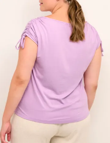 Bluza Kaffe Curve, mov
