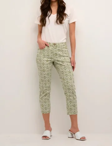 Pantaloni Cream, verde