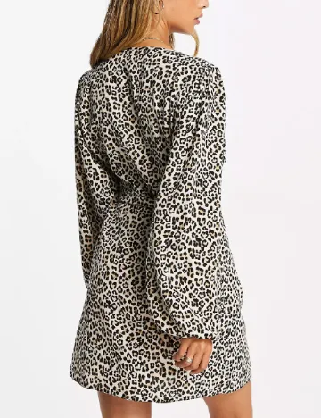 Rochie scurta ASOS, animal print Animal print