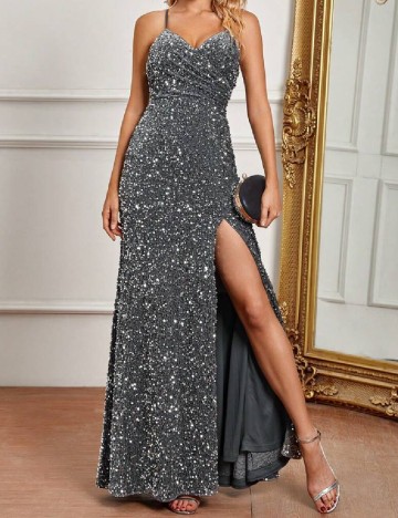 Rochie lunga SHEIN, gri