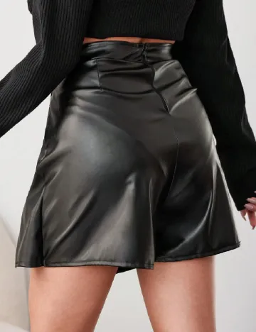 Fusta pantalon SHEIN, negru