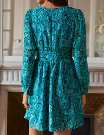 Rochie scurta SHEIN, albastru Albastru