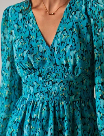 Rochie scurta SHEIN, albastru Albastru