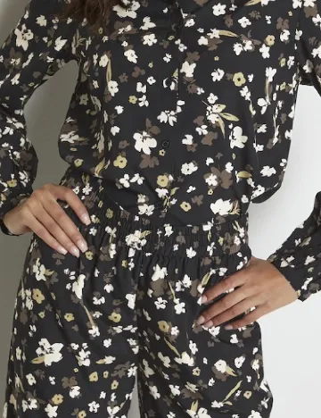 Pantaloni Kaffe, negru
