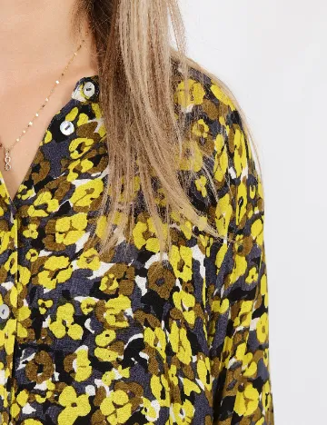 Camasa Oversize Kaffe, galben