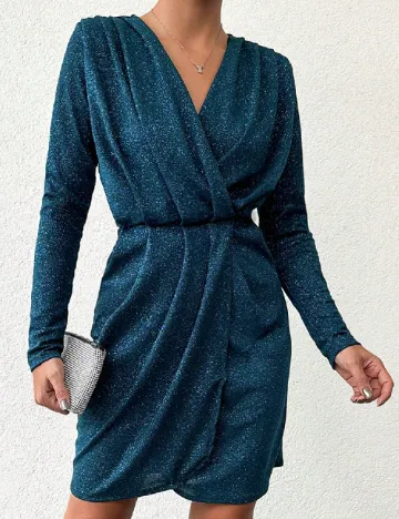 Rochie scurta SHEIN, turcoaz Albastru