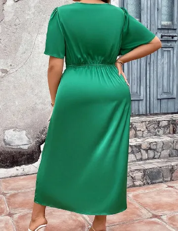Rochie medie SHEIN CURVE, verde