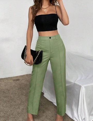 Pantaloni SHEIN, verde