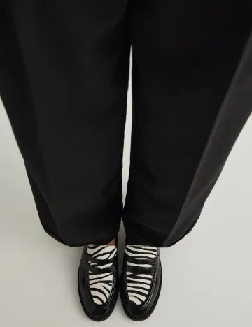 Mocasini Reserved, negru