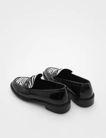 Mocasini Reserved, negru