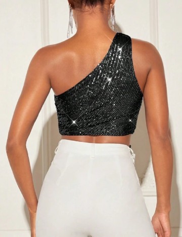 Top SHEIN, negru