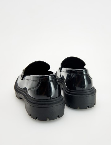 Mocasini Reserved, negru