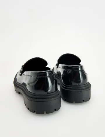 Mocasini Reserved, negru
