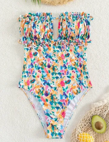 Costum de baie SHEIN, mix culori