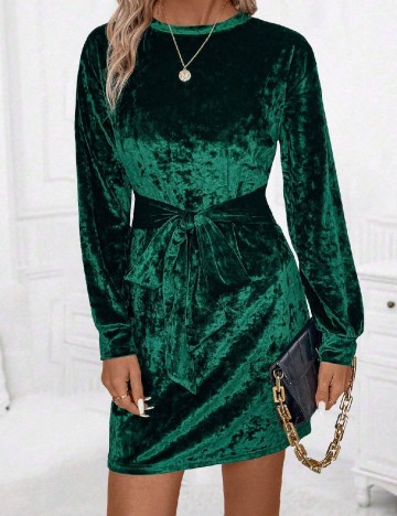 Rochie scurta SHEIN, verde