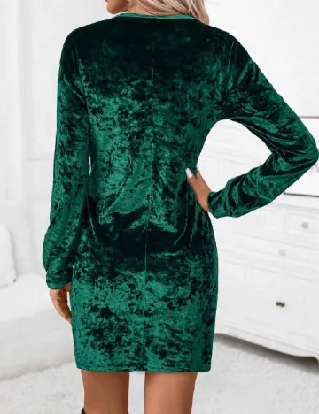 Rochie scurta SHEIN, verde