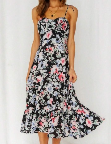 Rochie medie SHEIN, floral print