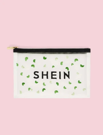 Geanta cosmetice SHEIN, alb