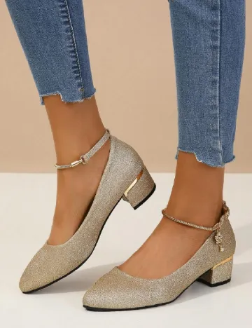 Pantofi SHEIN, auriu