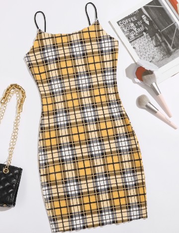 Rochie scurta SHEIN, galben