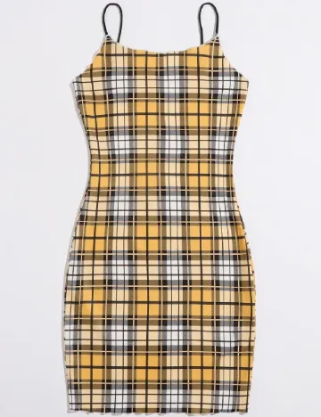 Rochie scurta SHEIN, galben