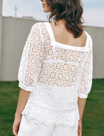 Top SHEIN, alb