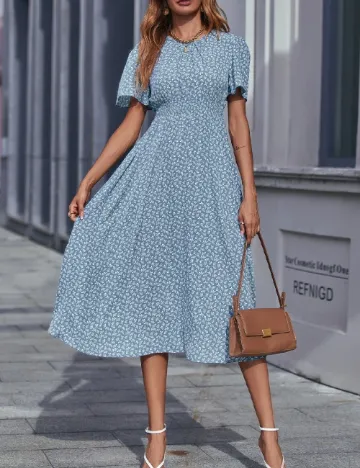 Rochie medie SHEIN, albastru Albastru