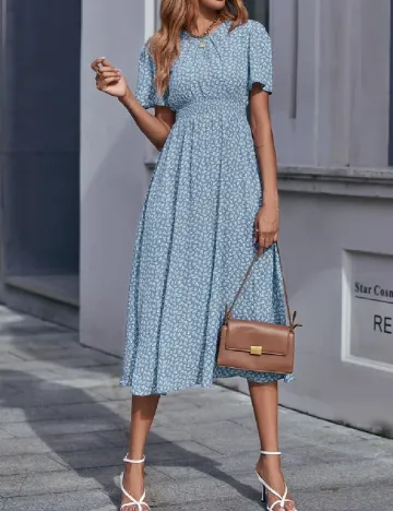 Rochie medie SHEIN, albastru Albastru