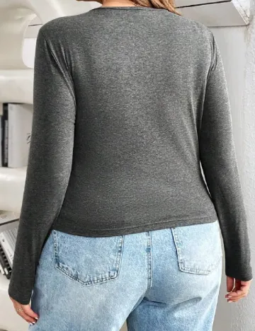 Bluza SHEIN CURVE, gri