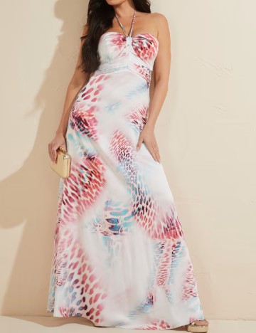 Rochie lunga Marciano Guess, mix culori