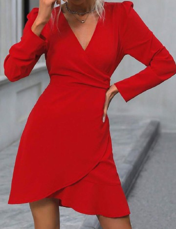 Rochie scurta SHEIN, rosu