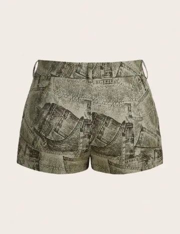 Pantaloni scurti Romwe, verde