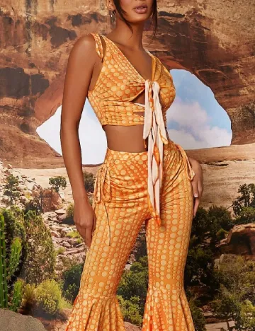 Top SHEIN, portocaliu