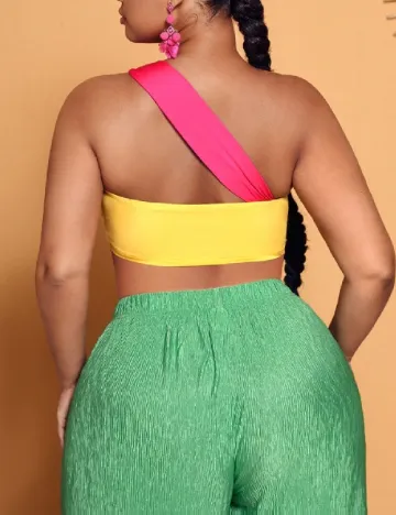 Top SHEIN CURVE, galben