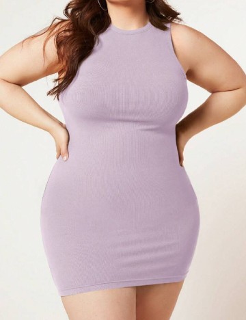 Rochie scurta SHEIN CURVE, mov