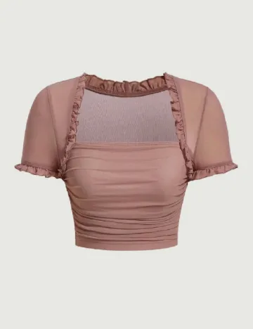 Top SHEIN, roz pudra