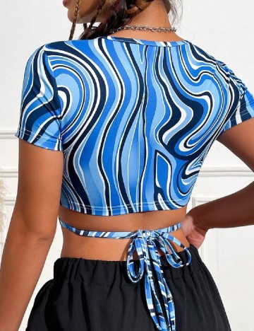 Top SHEIN, albastru