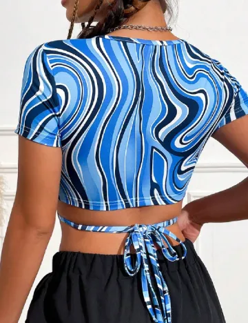 Top SHEIN, albastru
