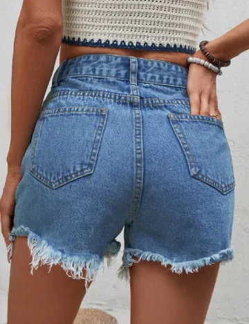 Pantaloni scurti SHEIN, albastru