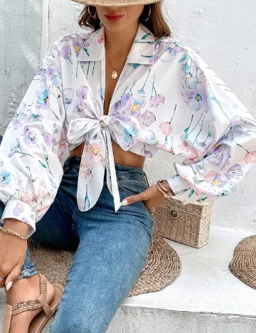 Top SHEIN, alb