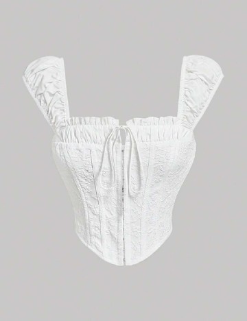 Top SHEIN, alb