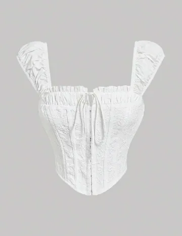 Top SHEIN, alb