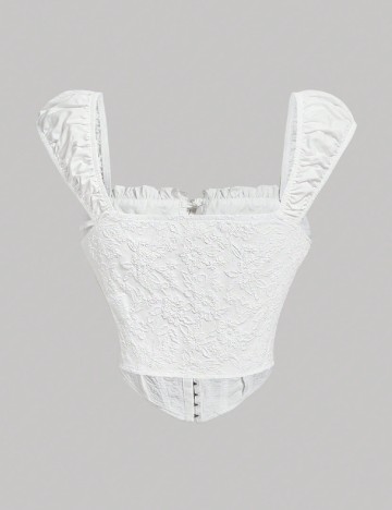 Top SHEIN, alb