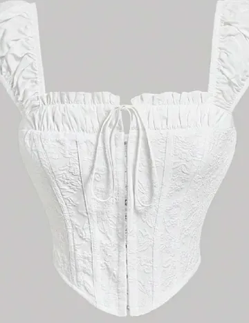 Top SHEIN, alb