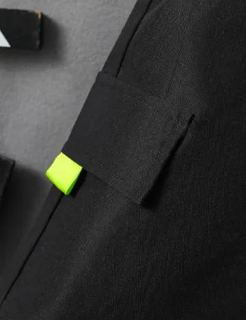 Pantaloni scurti Shein Kids, negru