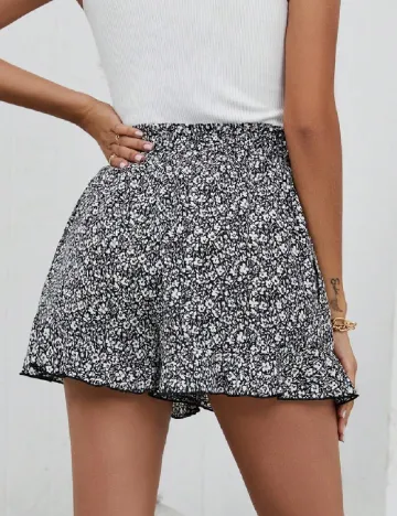 Pantaloni scurti SHEIN, negru