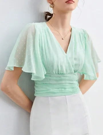 Top SHEIN, verde