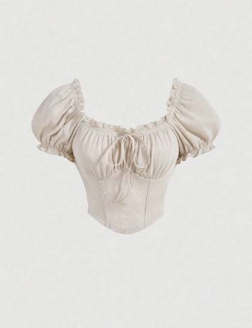 Top SHEIN, crem