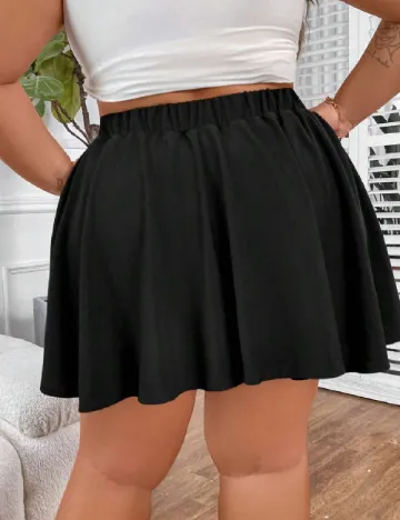Fusta SHEIN CURVE, negru
