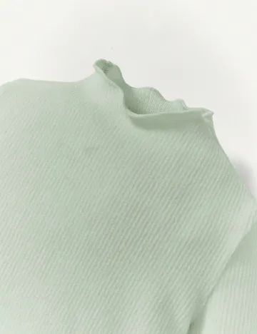 Set bluze Shein Kids, verde/alb